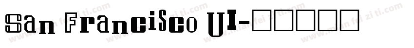 San Francisco UI字体转换